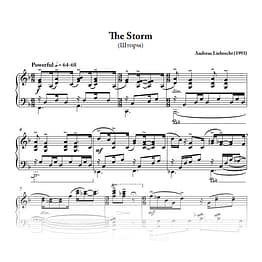 The Storm - For Piano (PDF)