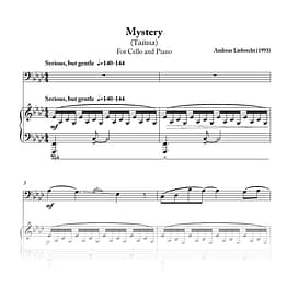 Mystery - Für Violoncello und Klavier (PDF)