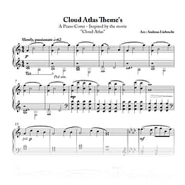 Cloud Atlas Theme's - Piano Cover (PDF)
