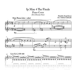 Ip Man 4 The Finale - Piano Cover (easy version - long) (PDF)