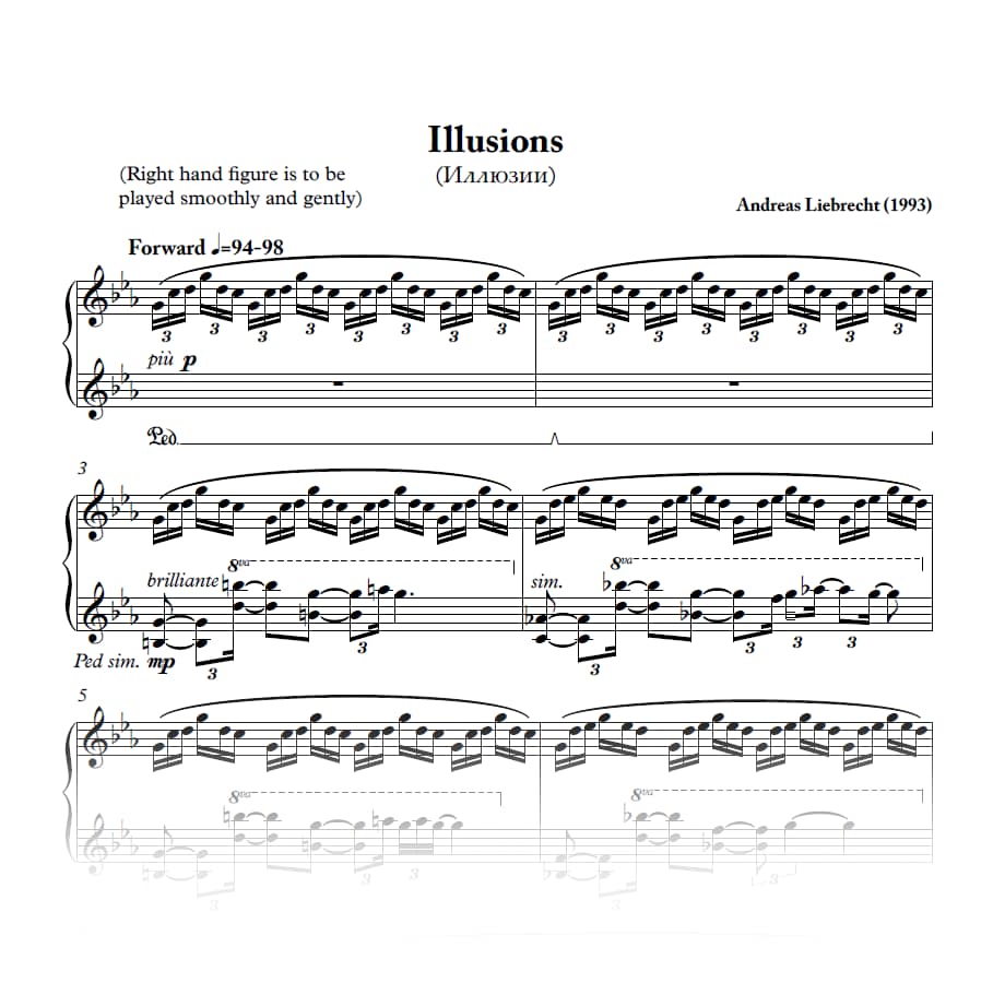 Illusions - For Piano (PDF)